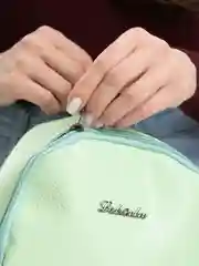Мятный рюкзак универсальный, женский, экокожа, разные цвета
