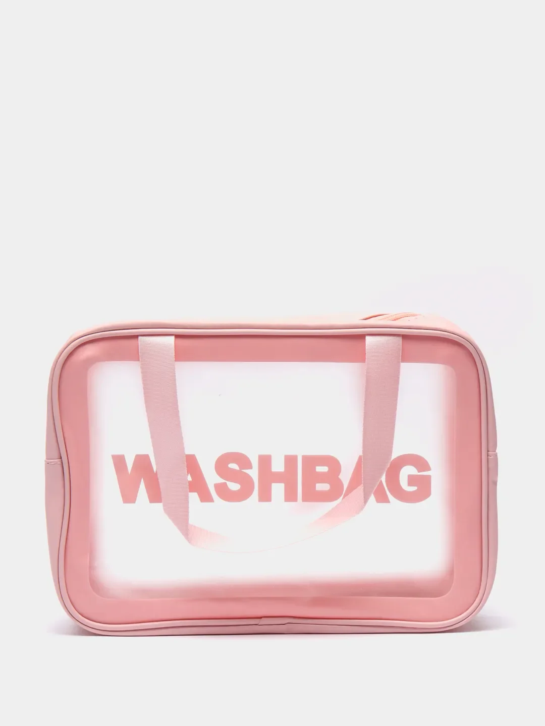 Белый сумка-косметичка Washbag, водонепроницаемая, с ручками, размер L, XL
