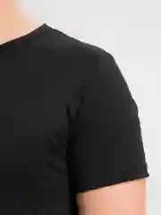 Черный футболка унисекс