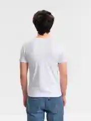 Белый футболка унисекс