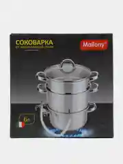 Соковарка из нержавеющей стали, JM-22/6L, диаметр 22 см, 6 литров