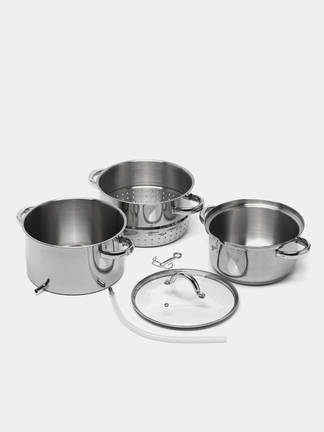 Соковарка из нержавеющей стали, JM-22/6L, диаметр 22 см, 6 литров