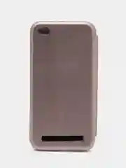 Серебряный чехол книжка на Xiaomi Redmi 5A, Сяоми Редми 5А