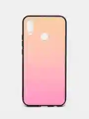 Розовый градиентный чехол из закалённого стекла для моделей Honor, Huawei