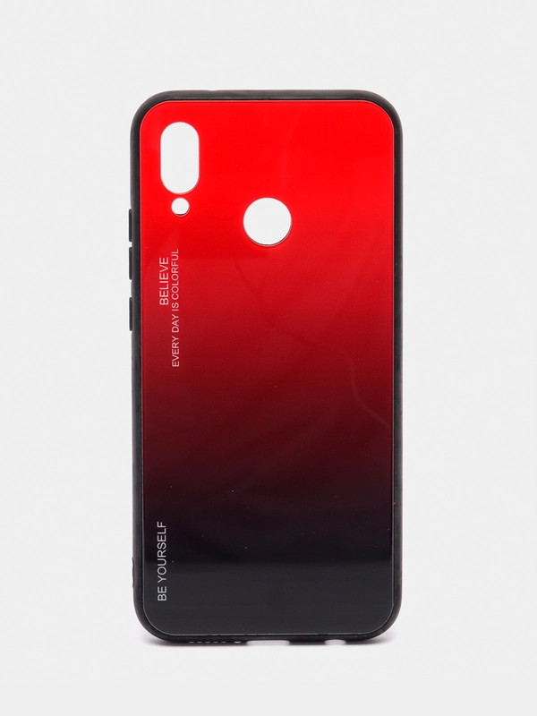 Градиентный чехол из закалённого стекла для моделей Honor, Huawei