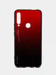 Багровый градиентный чехол из закалённого стекла для моделей Honor, Huawei