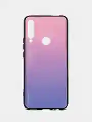 Фиолетовый градиентный чехол из закалённого стекла для моделей Honor, Huawei