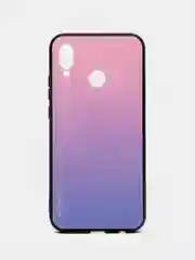 Фиолетовый градиентный чехол из закалённого стекла для моделей Honor, Huawei
