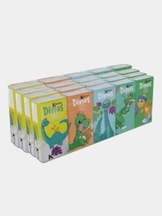 Бумажные платочки World Cart "Динозавры", 20 пачек, 21 х 21 см