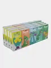 Бумажные платочки World Cart "Динозавры", 20 пачек, 21 х 21 см