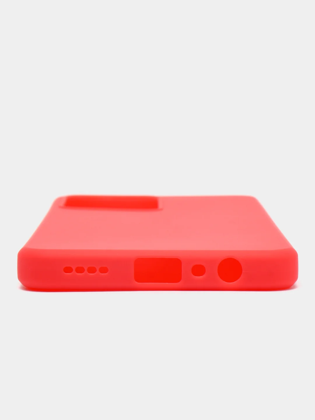 Красный чехол для Realme C30 / C30S / Narzo 50i PRIME / Реалми силиконовый, матовый, прозрачный