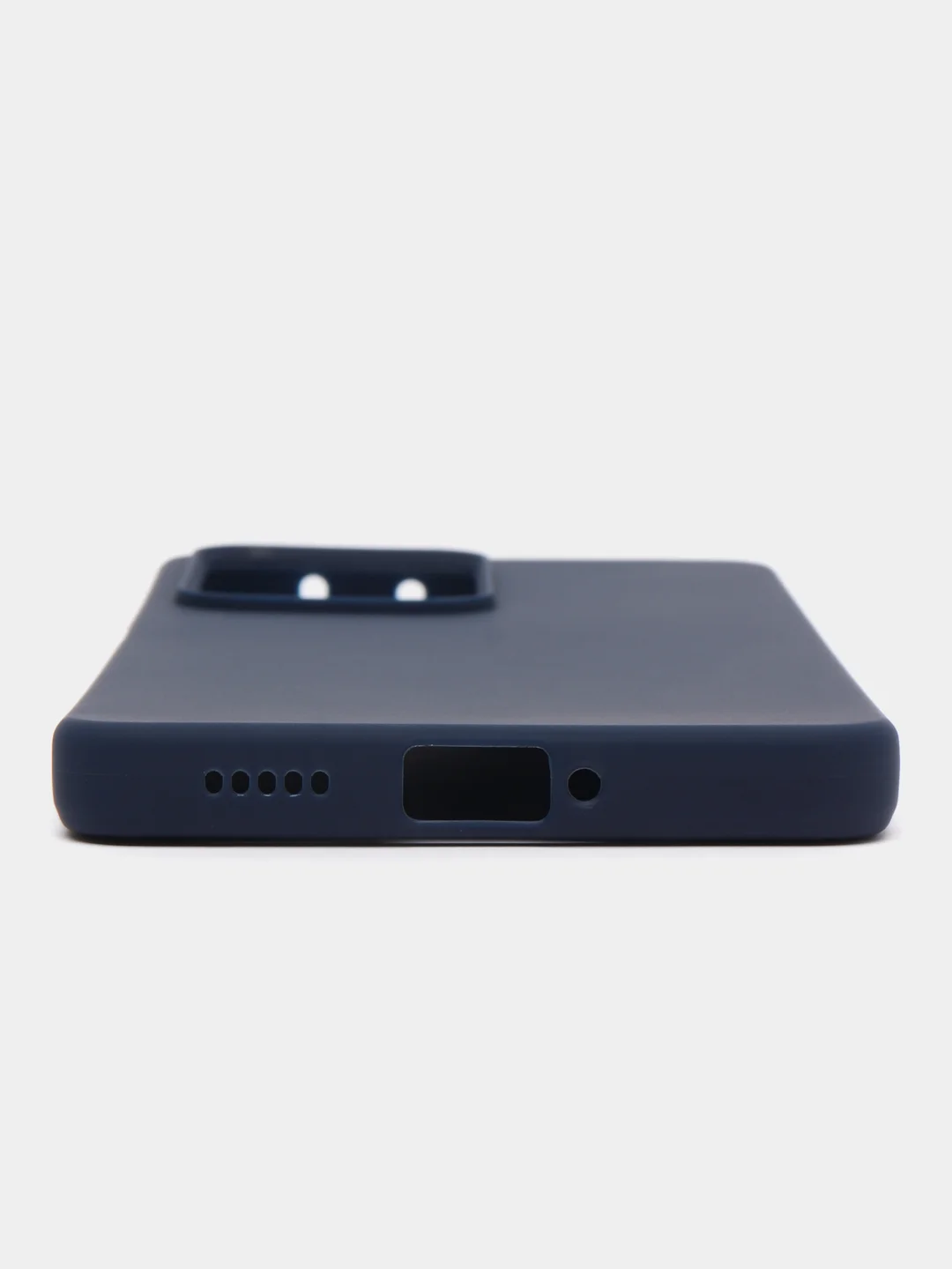 Синий чехол для Xiaomi Redmi Note 12 Pro 5G / Poco X5 Pro 5G силиконовый, матовый, прозрачный