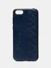 Темно-синий чехол Honor 7A / 7A Prime / 7S / Huawei Y5 2018 / Y5 Lite / Y5 Prime, Хонор 7А из эко кожи