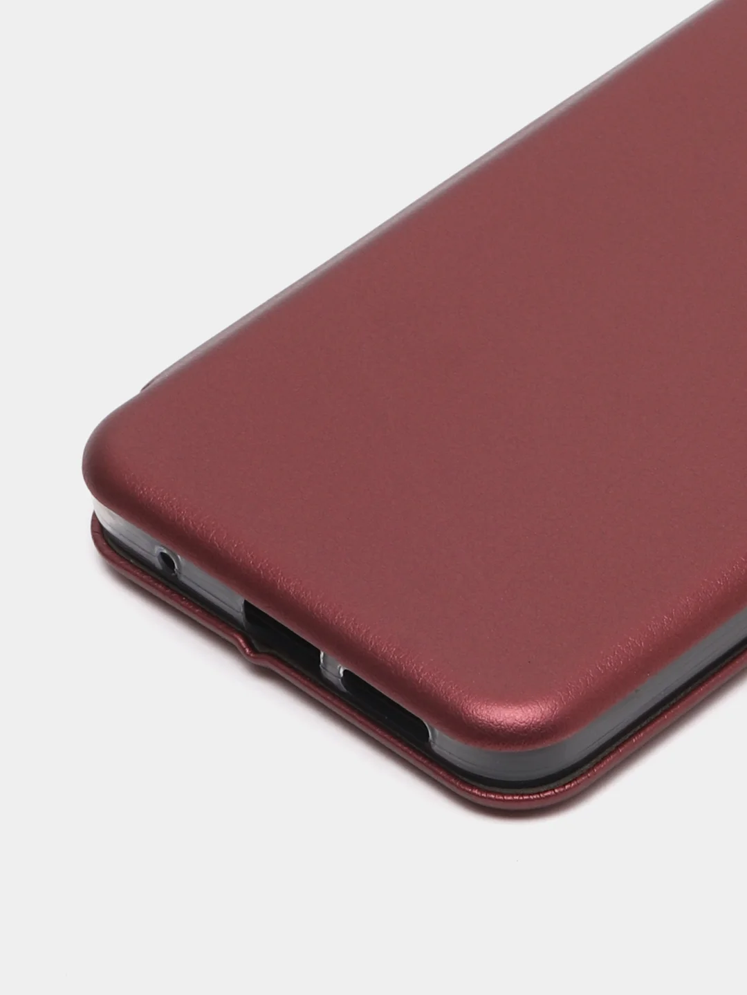Багровый чехол-книжка для Poco M4 Pro 4G