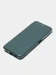 Зеленый чехол-книжка для Poco M4 Pro 4G