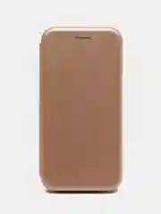 Золотой чехол книжка Samsung Galaxy J6 (2018), Самсунг Галакси Джи6 (2018)