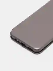 Серебряный чехол-книжка для Realme 8, Realme 8 Pro (Реалми 8, Реалми 8 Про)
