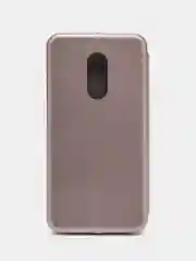 Серебряный чехол книжка на Xiaomi Redmi Note 4X / Note 4, Сяоми Редми Нот 4Х / Нот 4