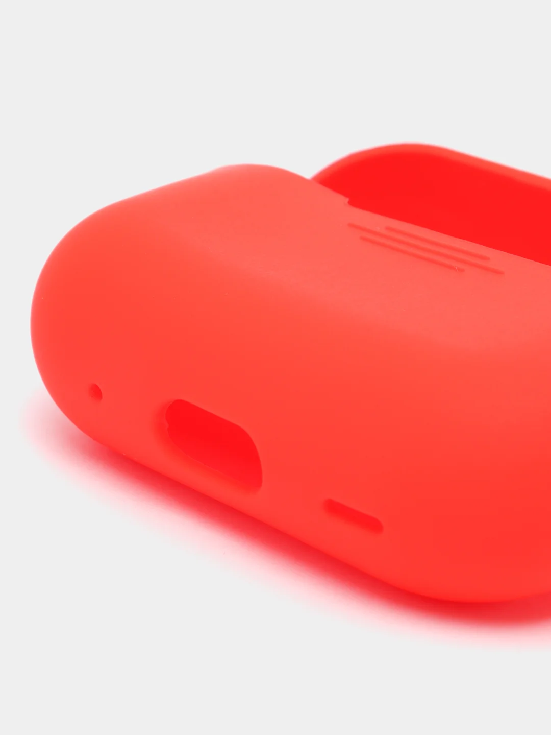Красный чехол для наушников AirPods Pro 2, силиконовый, с карабином