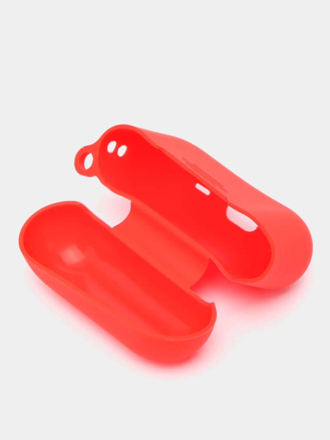 Красный чехол для наушников AirPods Pro 2, силиконовый, с карабином