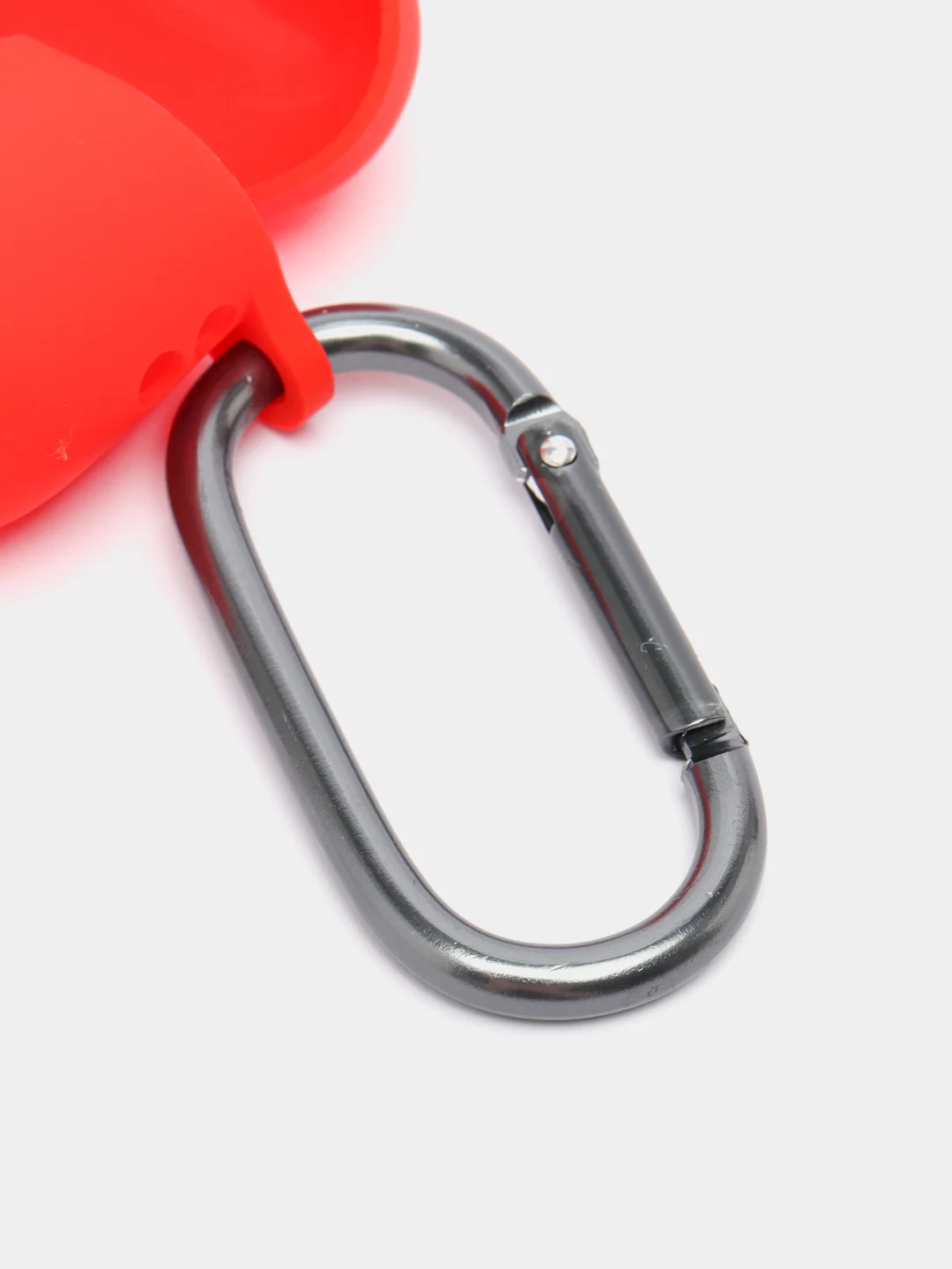 Красный чехол для наушников AirPods Pro 2, силиконовый, с карабином
