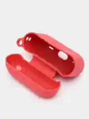 Бордовый чехол для наушников AirPods Pro 2, силиконовый, с карабином