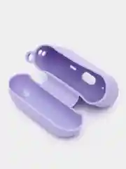 Лавандовый чехол для наушников AirPods Pro 2, силиконовый, с карабином