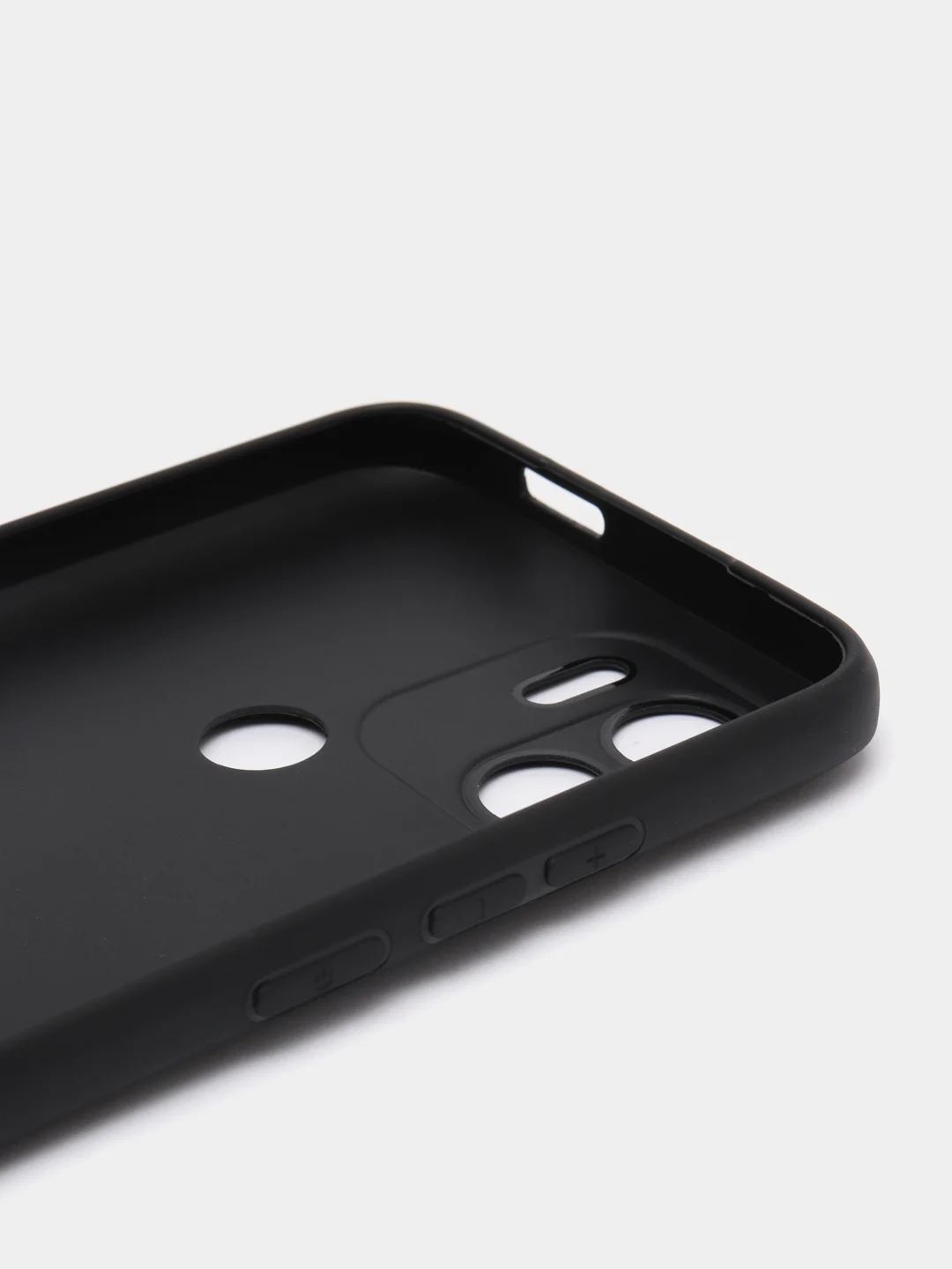 Черный чехол ROSCO для Xiaomi Redmi A1 plus, Redmi A2+, Poco C51, матовый, силиконовый