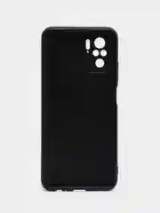 Черный чехол Rosco для Xiaomi Redmi Note 10, 10S, Poco M5s, матовый, силиконовый, тонкий
