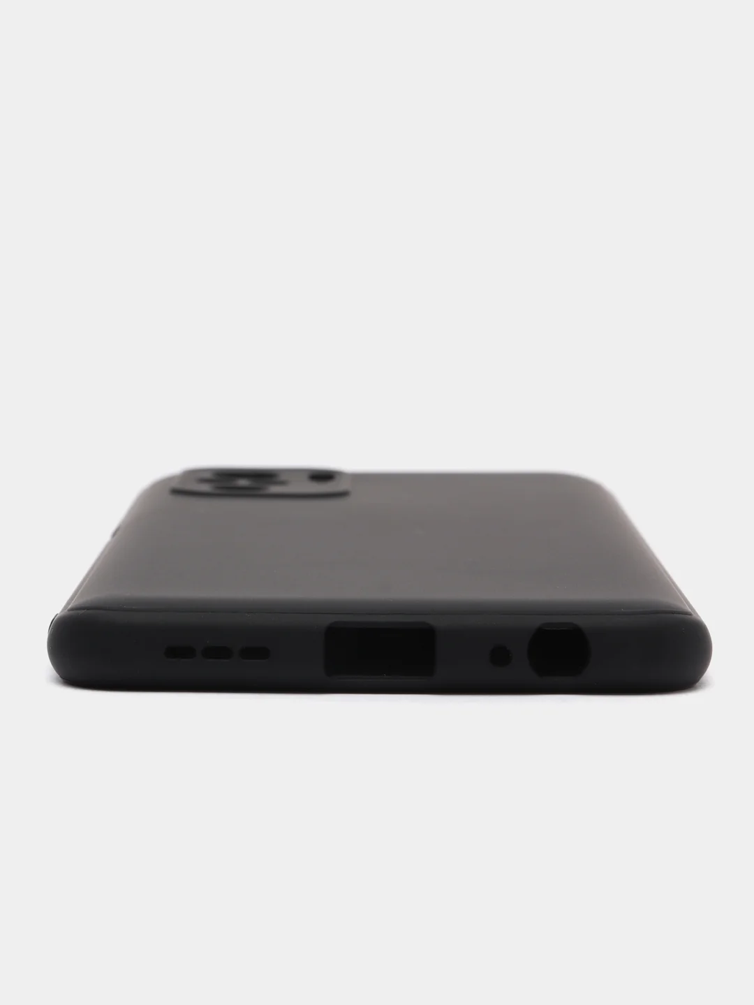 Черный чехол Rosco для Xiaomi Redmi Note 10, 10S, Poco M5s, матовый, силиконовый, тонкий