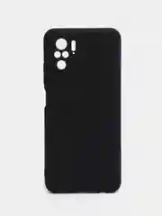Черный чехол Rosco для Xiaomi Redmi Note 10, 10S, Poco M5s, матовый, силиконовый, тонкий