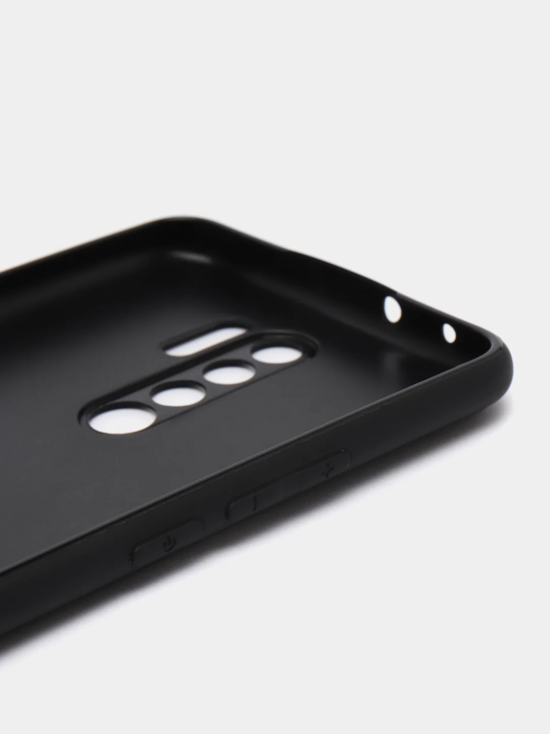 Черный чехол ROSCO для Xiaomi Redmi 9, матовый, силиконовый, тонкий, бортик вокруг камер