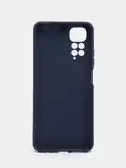 Синий чехол для Xiaomi Redmi Note 11, 11S силиконовый  BROSCORP матовый тонкий с защитой камер