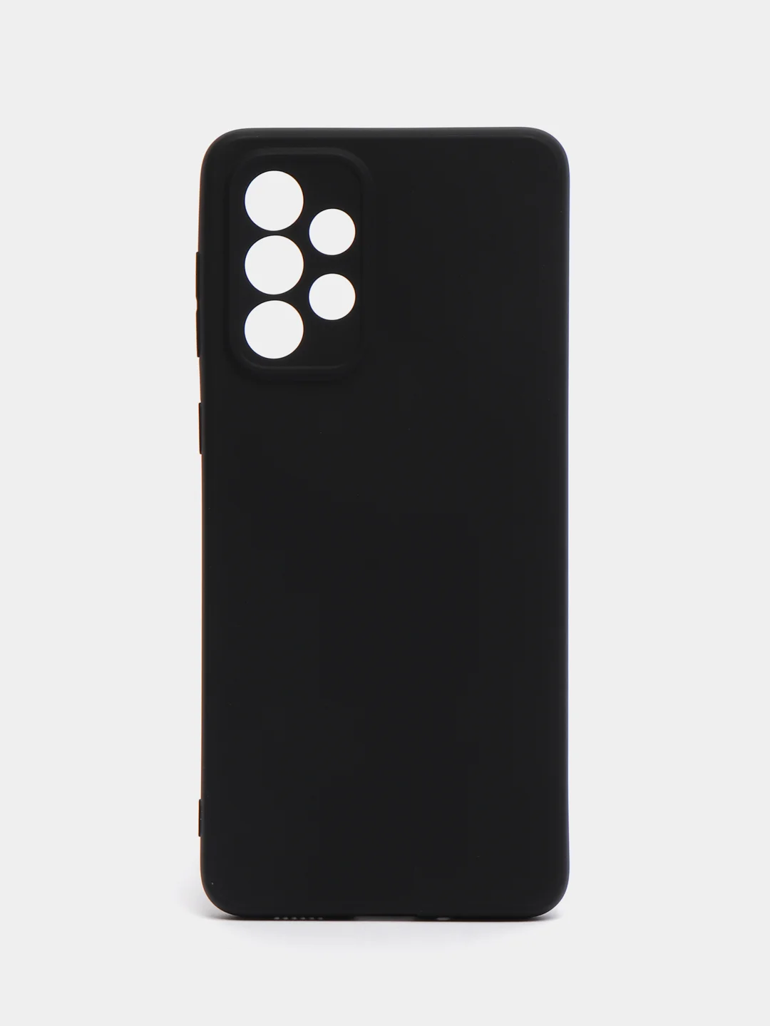 Черный чехол ROSCO для Samsung Galaxy A33, матовый, силиконовый, тонкий, бортик вокруг камер