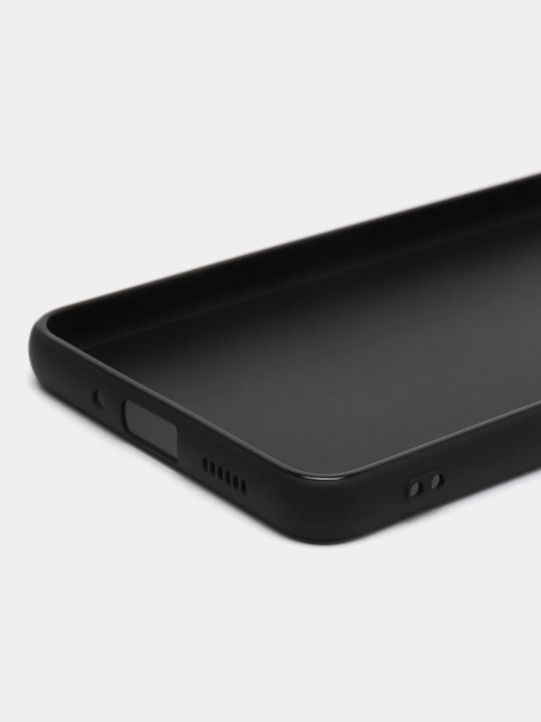 Черный чехол ROSCO для Samsung Galaxy A33, матовый, силиконовый, тонкий, бортик вокруг камер