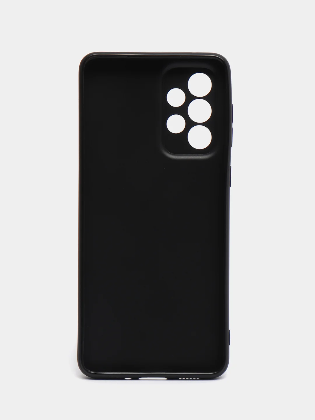 Черный чехол ROSCO для Samsung Galaxy A33, матовый, силиконовый, тонкий, бортик вокруг камер