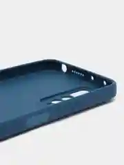 Синий чехол для Xiaomi Redmi Note 11 Pro / 11E Pro силиконовый BROSCORP матовый c защитой камер