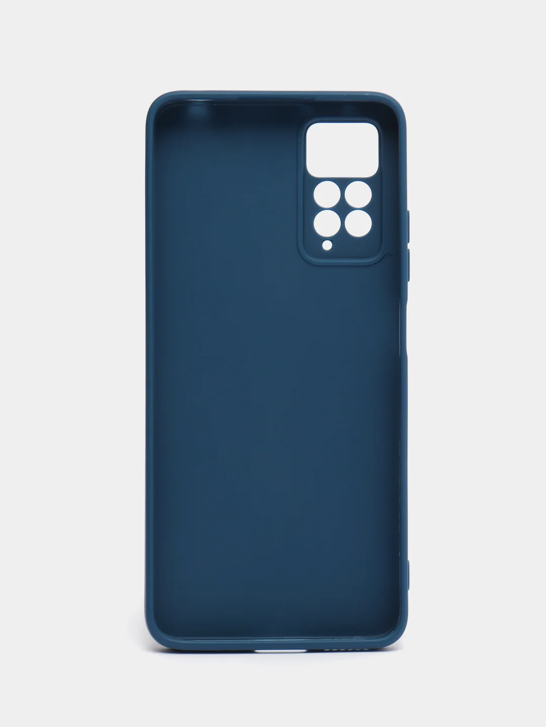 Синий чехол для Xiaomi Redmi Note 11 Pro / 11E Pro силиконовый BROSCORP матовый c защитой камер