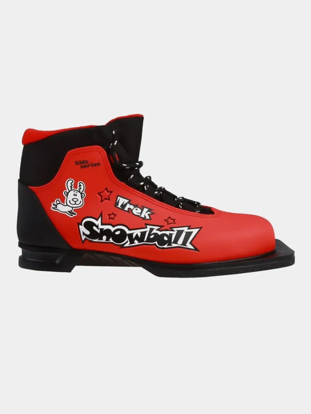 Красный ботинки лыжные детские TREK Snowball NN75