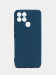 Силиконовый чехол BROSCORP для Infinix Smart 6 матовый тонкий, бортик вокруг камер
