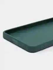 Зеленый чехол BROSCORP для Xiaomi 12 Lite матовый силиконовый тонкий, бортик вокруг камер