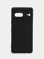 Синий чехол для Google Pixel 7 силиконовый BROSCORP матовый, тонкий, бортик-защита вокруг камер