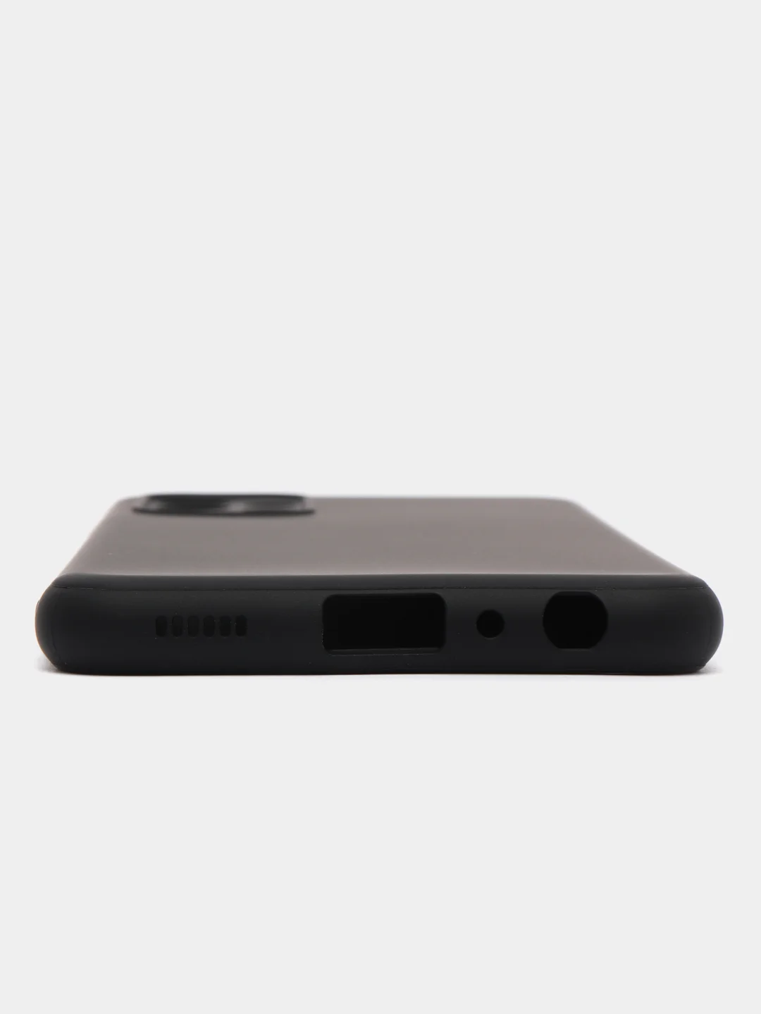 Черный чехол ROSCO для Samsung Galaxy A13, матовый, силиконовый, тонкий, бортик вокруг камер