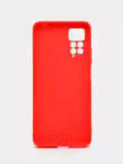Красный чехол для Xiaomi Redmi Note 11 Pro / 11E Pro силиконовый BROSCORP матовый c защитой камер