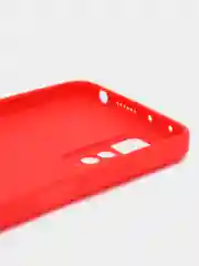 Красный чехол для Xiaomi Redmi Note 11 Pro / 11E Pro силиконовый BROSCORP матовый c защитой камер