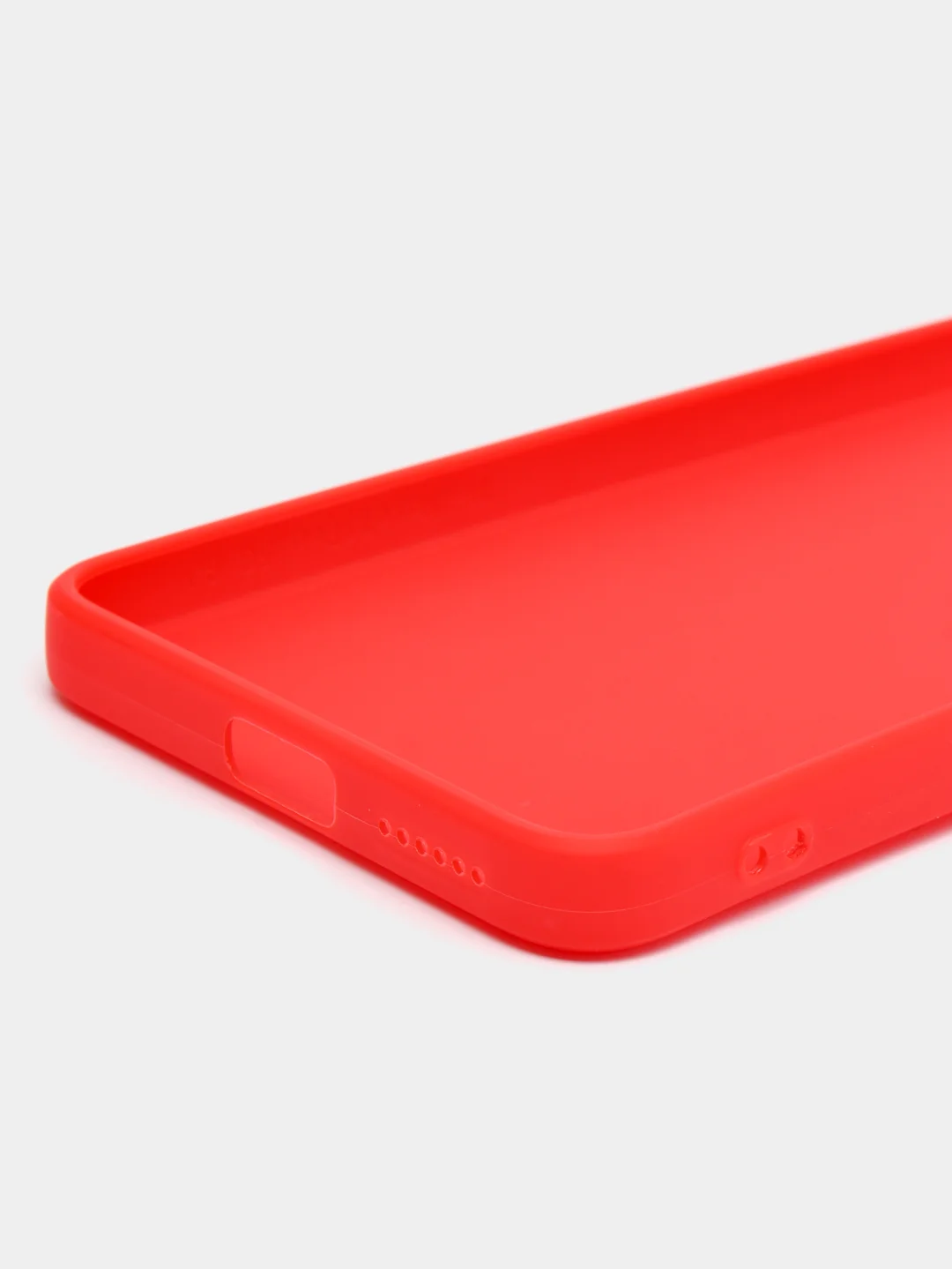Красный чехол для Xiaomi Redmi Note 11 Pro / 11E Pro силиконовый BROSCORP матовый c защитой камер