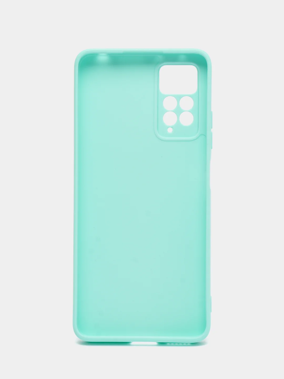 Небесно-голубой чехол для Xiaomi Redmi Note 11 Pro / 11E Pro силиконовый BROSCORP матовый c защитой камер