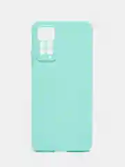 Небесно-голубой чехол для Xiaomi Redmi Note 11 Pro / 11E Pro силиконовый BROSCORP матовый c защитой камер