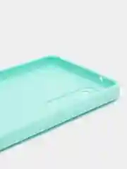 Голубой чехол для Samsung Galaxy S20 FE силиконовый ROSCO матовый тонкий с бортиком- защитой камер