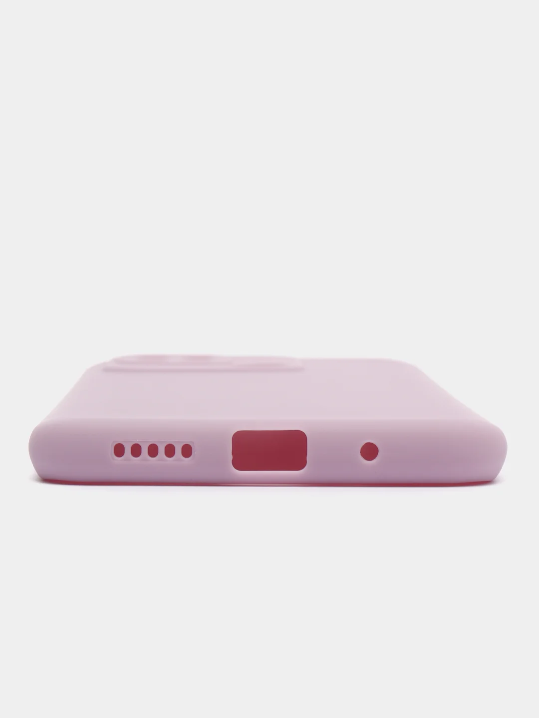 Фиолетовый чехол BROSCORP для Xiaomi Redmi 10C матовый силиконовый тонкий, бортик вокруг камер